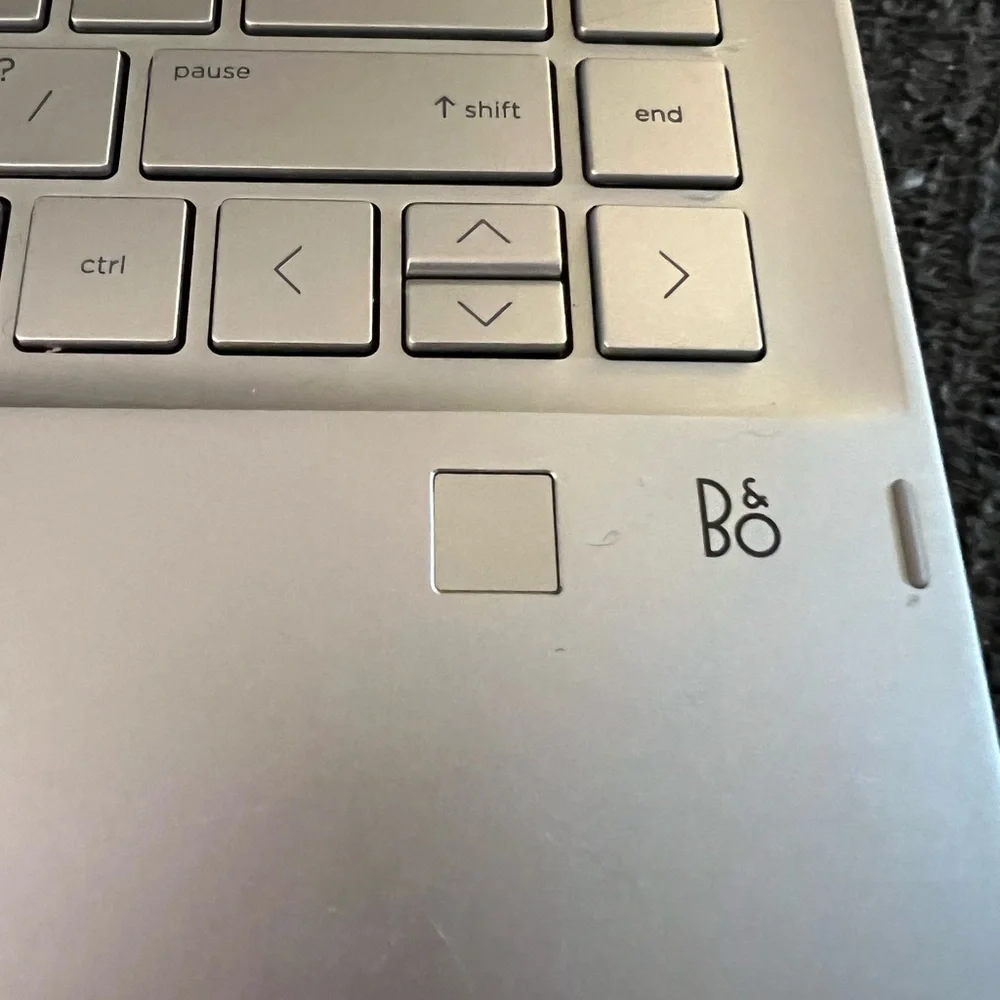 HP Silver Convertible Laptop with Backlit Keyboard